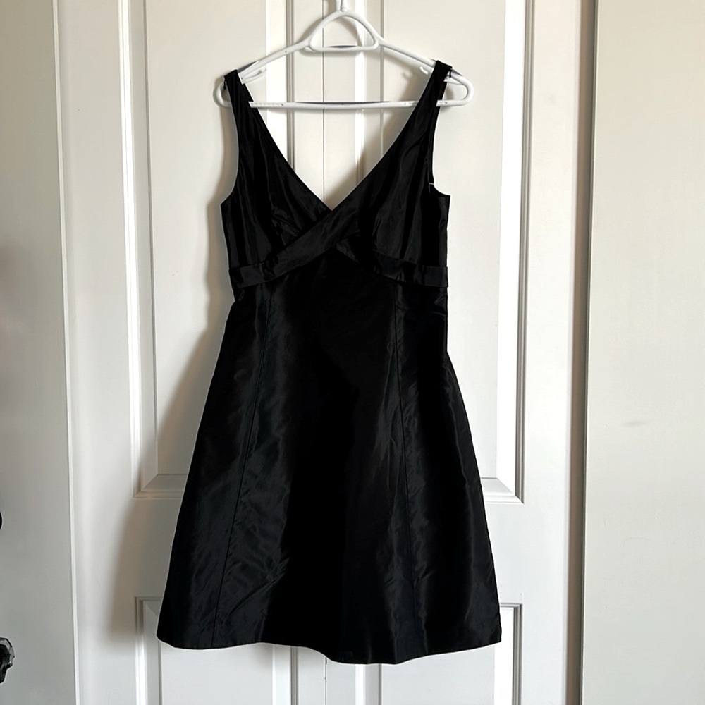 J. Crew Black Sleeveless A-Line Dress